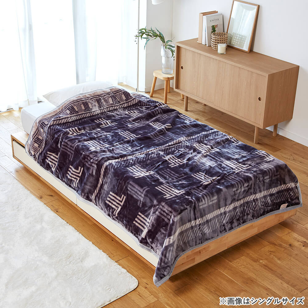 アクリル毛布（毛羽部分）/エウ゛ォリュシオンⅡ《LANVIN COLLECTION