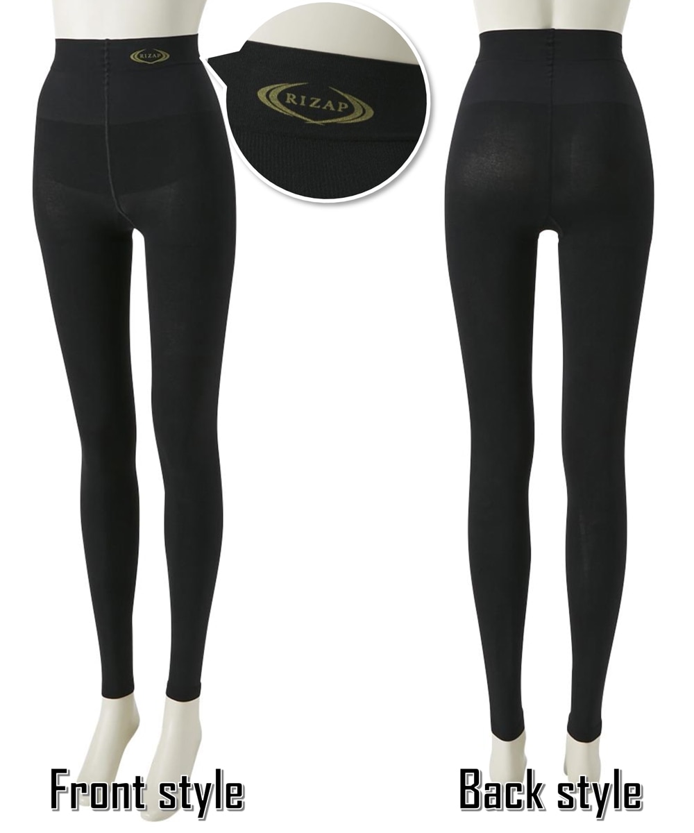 GUNZE 【RIZAP（ライザップ）】 着圧レギンスハイウエスト10分丈