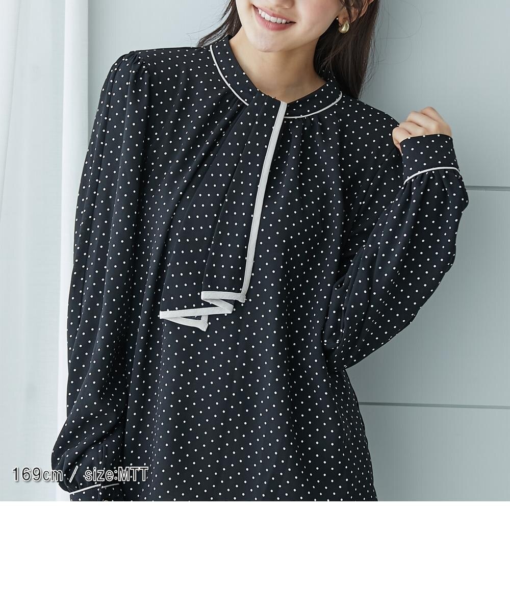 高身長 マルチWAYボウタイブラウス（トールサイズ） 通販【ニッセン】