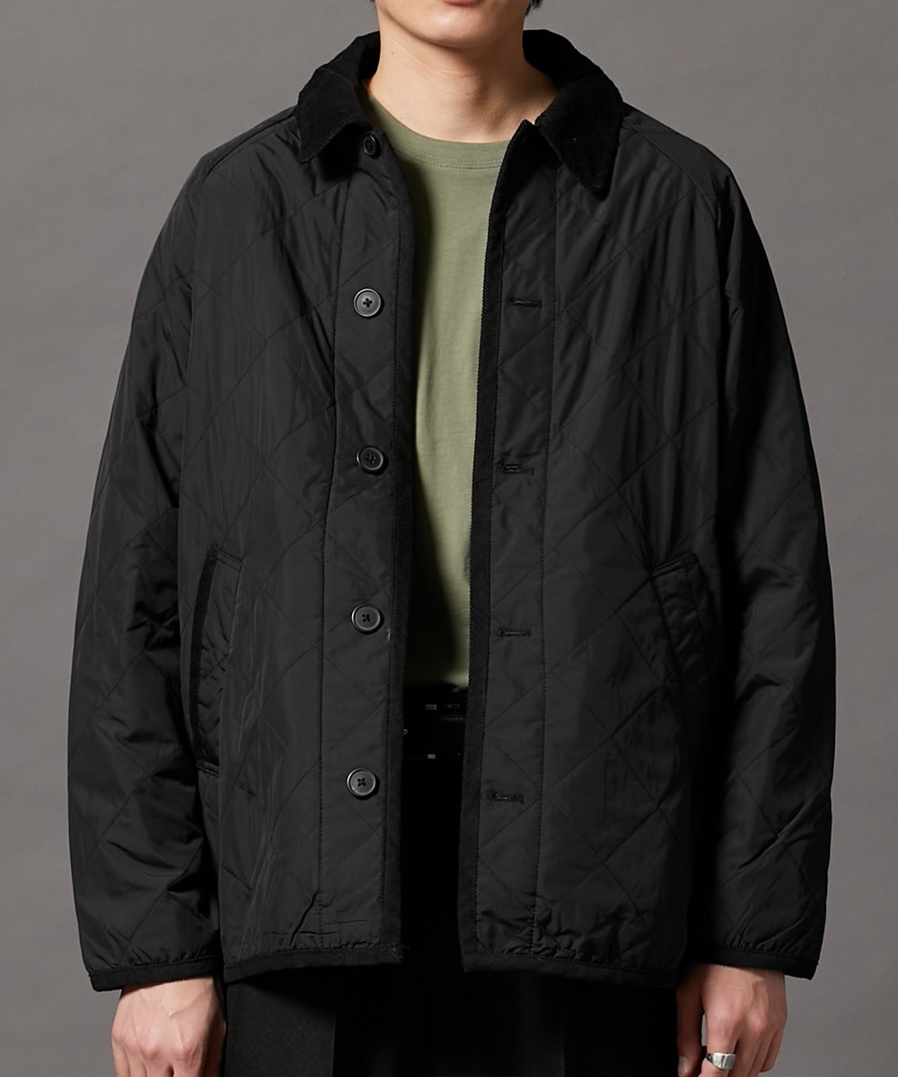 衿コール中綿キルティングジャケット 通販【ニッセン】