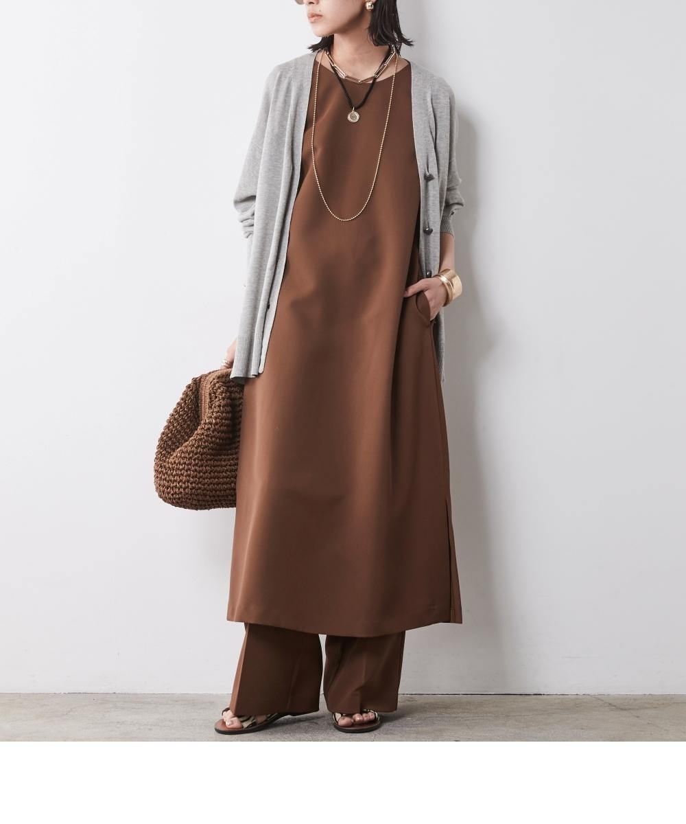 大きいサイズ＞ノースリーブワンピース シックスタイル 通販【ニッセン】