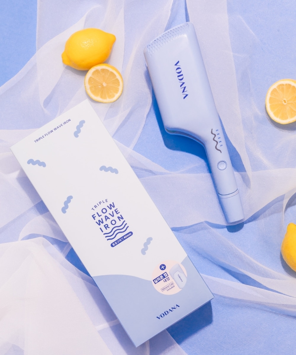 VODANA(ボダナ)】 トリプルフローウェーブアイロン40mm(TRIPLE FLOW