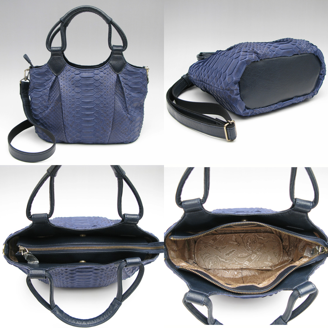 IBIZA（イビサ）パイソン2WAYハンドバッグ