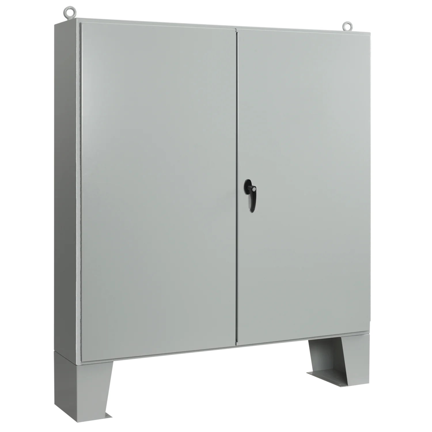 Two-Door Floorstand White Inside Type 12, 60.06x60.06x12.06, Gray