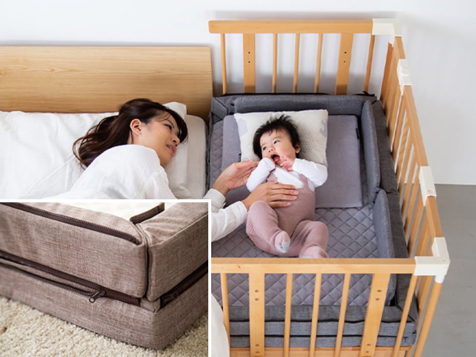 キャンペーン】コンパクトベッド FREE(フリー) (ファルスカ) / O-BABY.net