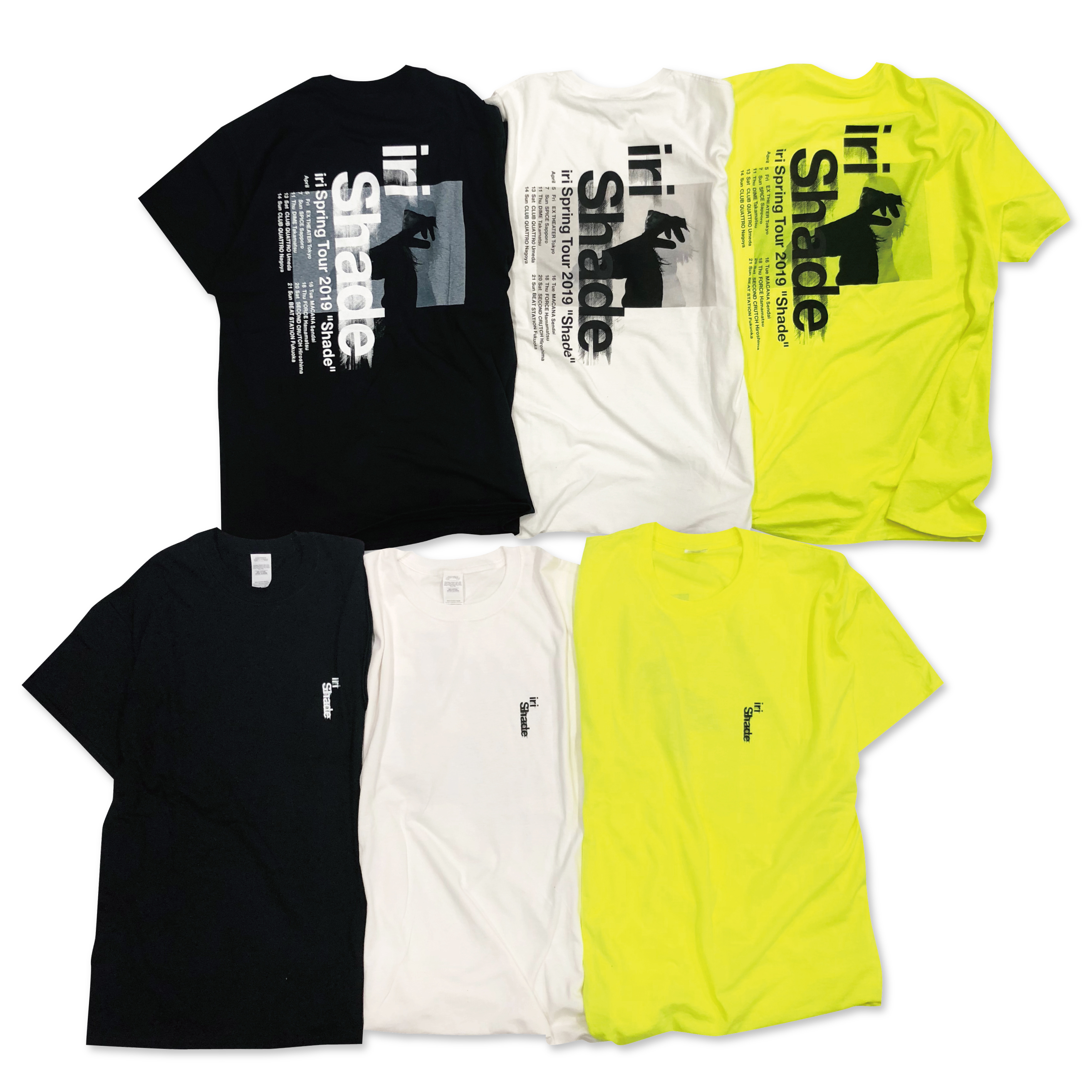 iri Spring Tour 2019 “Shade”のツアーグッズが出来ました！[iri