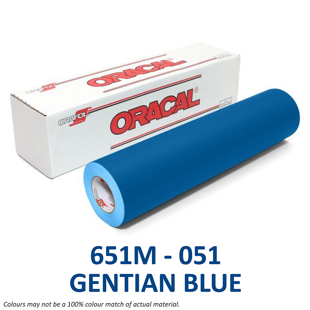 ORACAL® 651 Intermediate Cal Matt – Gentian Blue [051] - S.M.