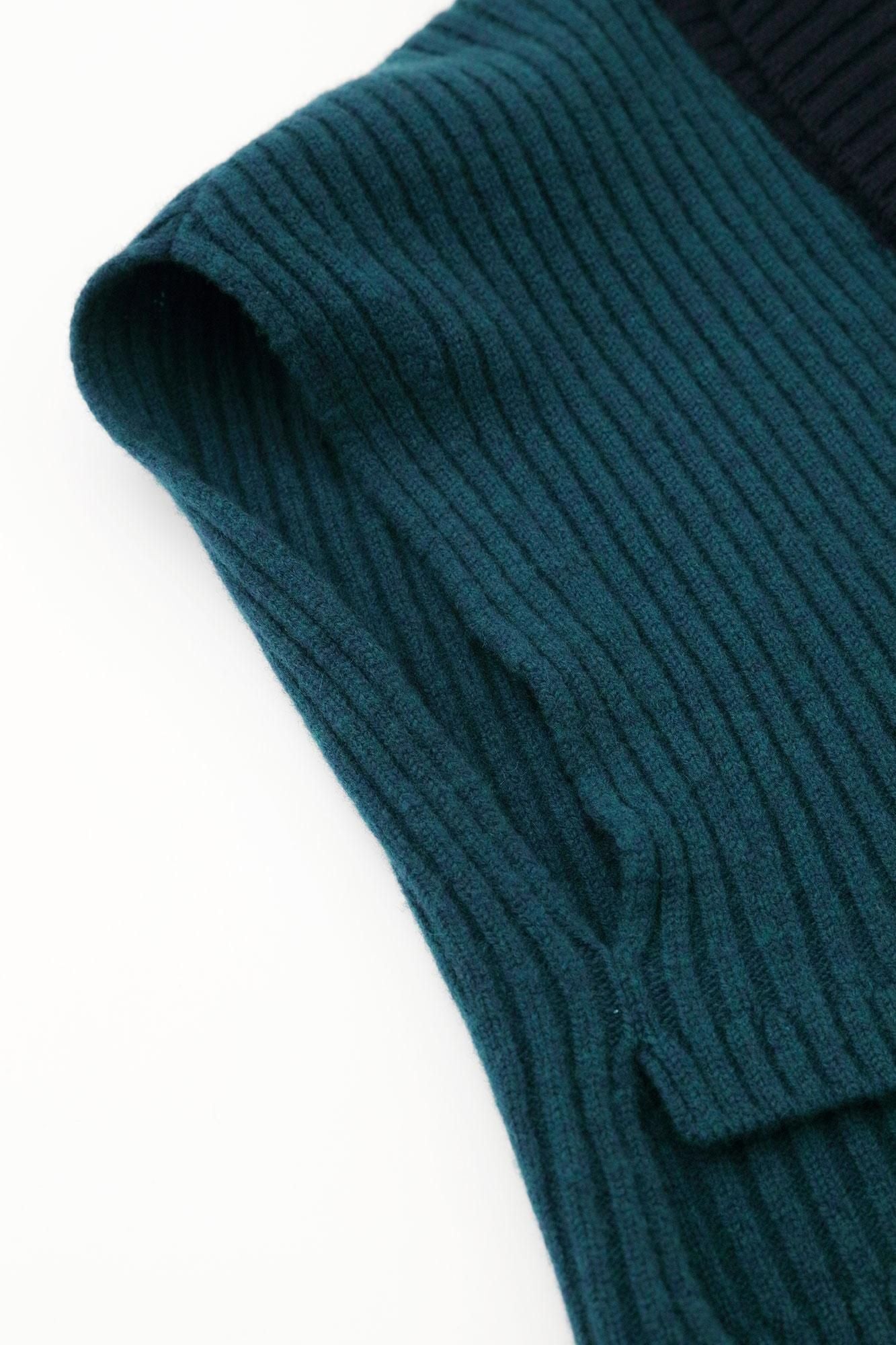 SOU・SOU×ALPHA カシミヤ混 背子（はいし） 畝（うね） 長丈（ながたけ）／