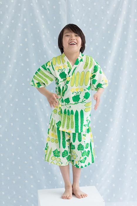 ○いせもめん こどもじんべい／きゅうり