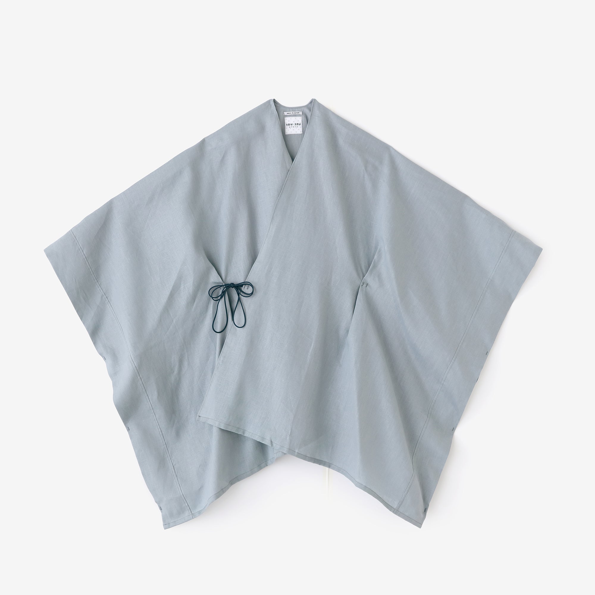 3月3日頃発送予定】麻 きさらぎ 袖括り（そでくくり）／灰梅（はいうめ）