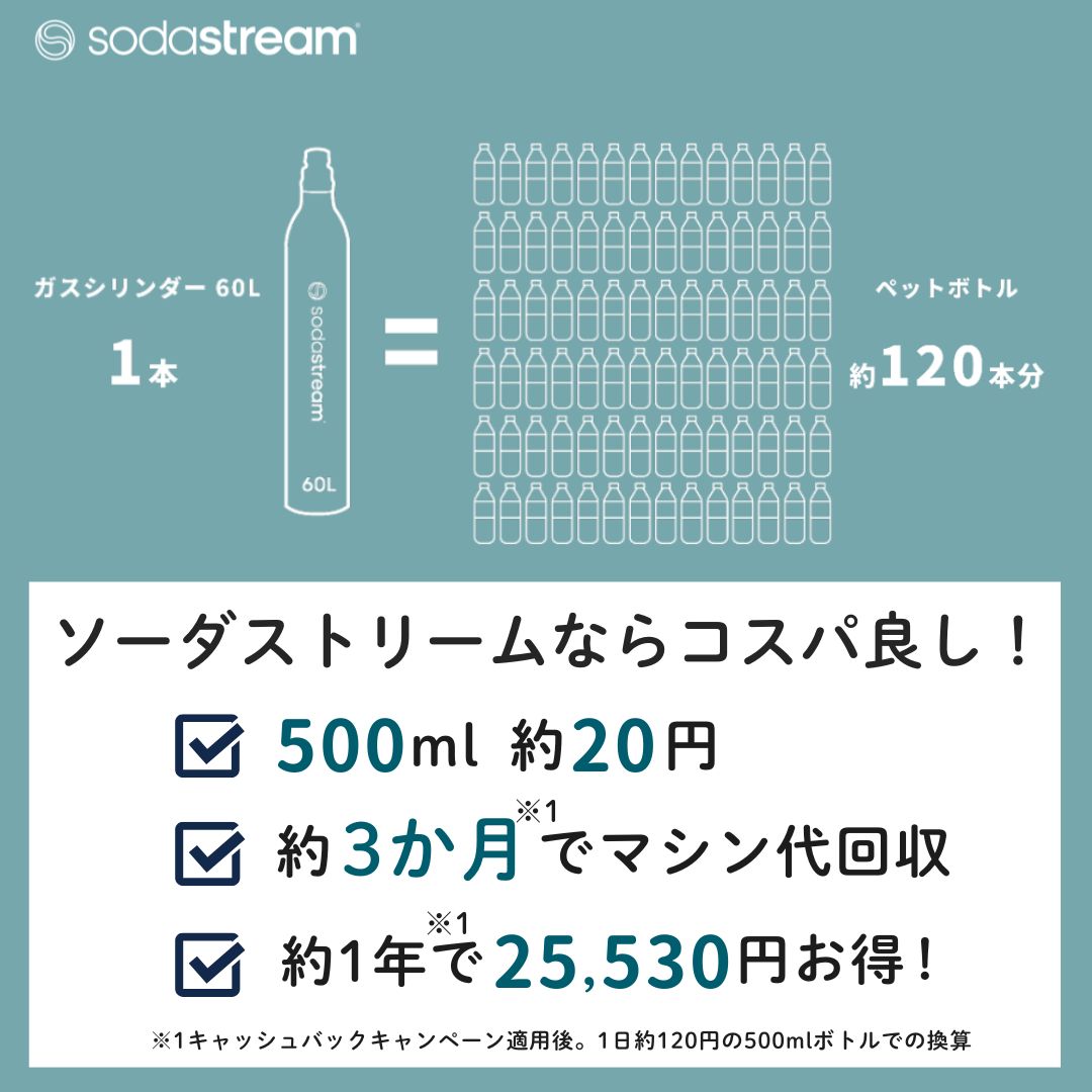 ソーダストリーム SodaStream / E-TERRA (E-テラ) スターターキット