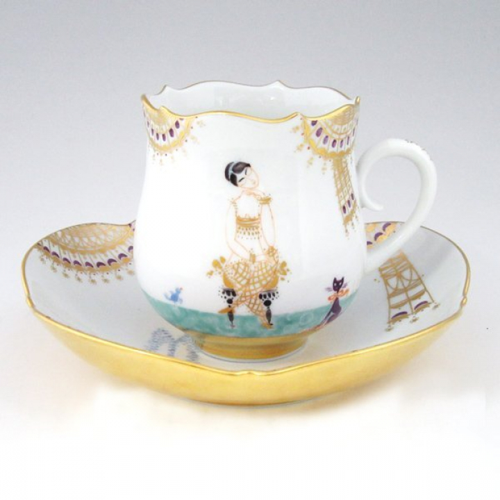 マイセン 千夜一夜物語（アラビアンナイト） コーヒーカップ&ソーサー