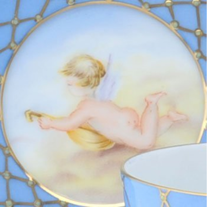 店舗取り寄せ商品】ヘレンド フンボルトブルー コーヒーカップ