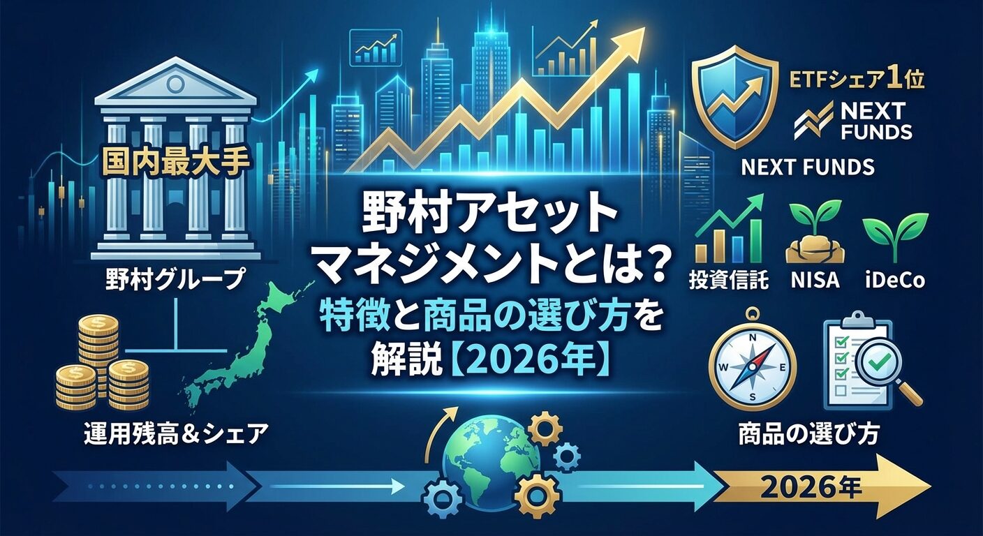 野村アセットマネジメントとは？特徴と商品の選び方を解説【2026年