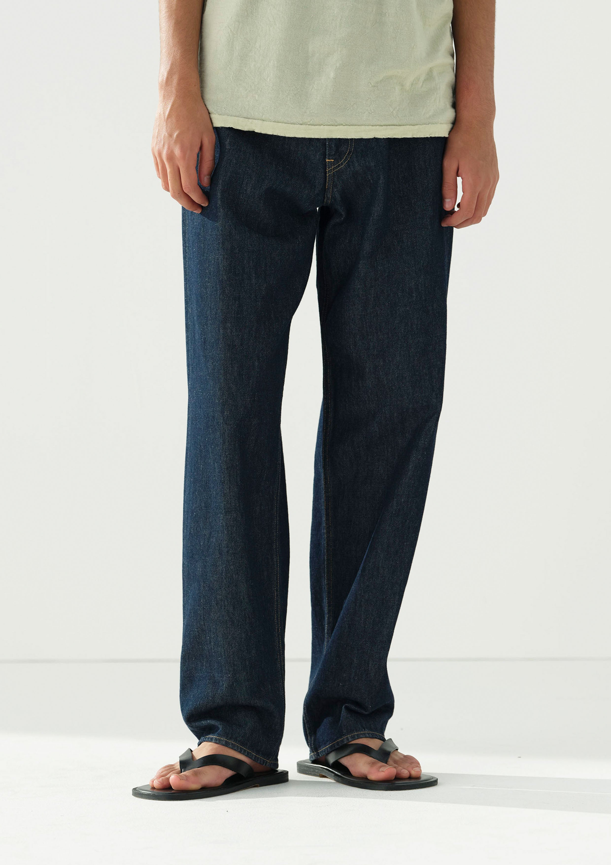 AURALEE - HARD TWIST DENIM WIDE PANTS INDIGO – SOLAR MTP