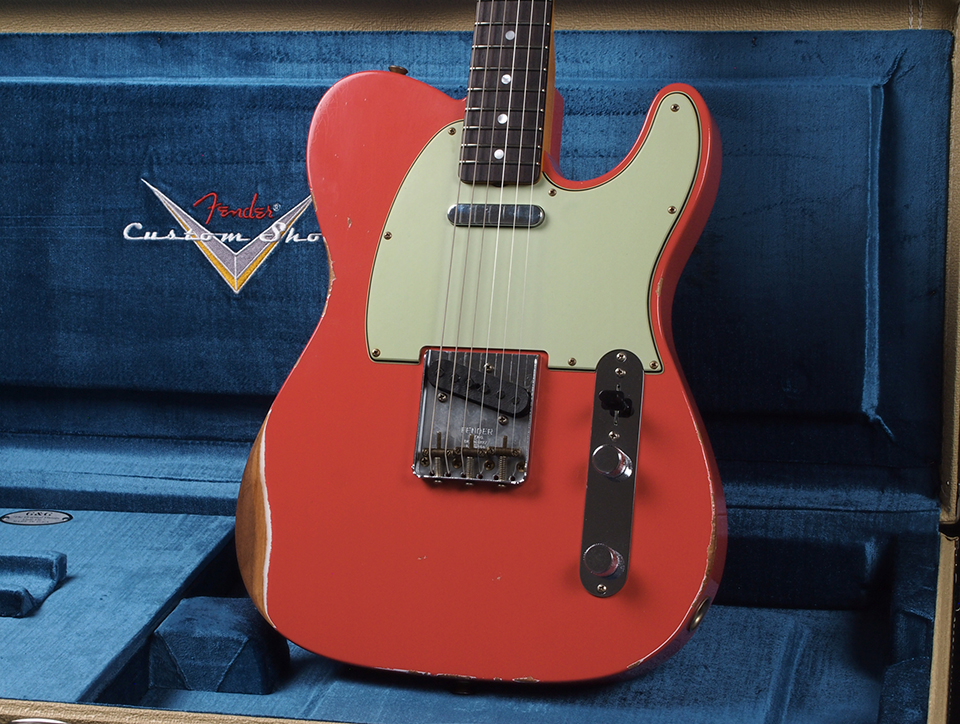 Fender Custom Shop 1964 Telecaster Relic ~Aged Fiesta Red