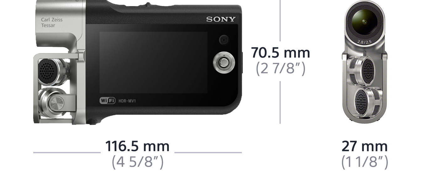 HDR-MV1 Specifications | Music Video Recorders | Sony Asia Pacific