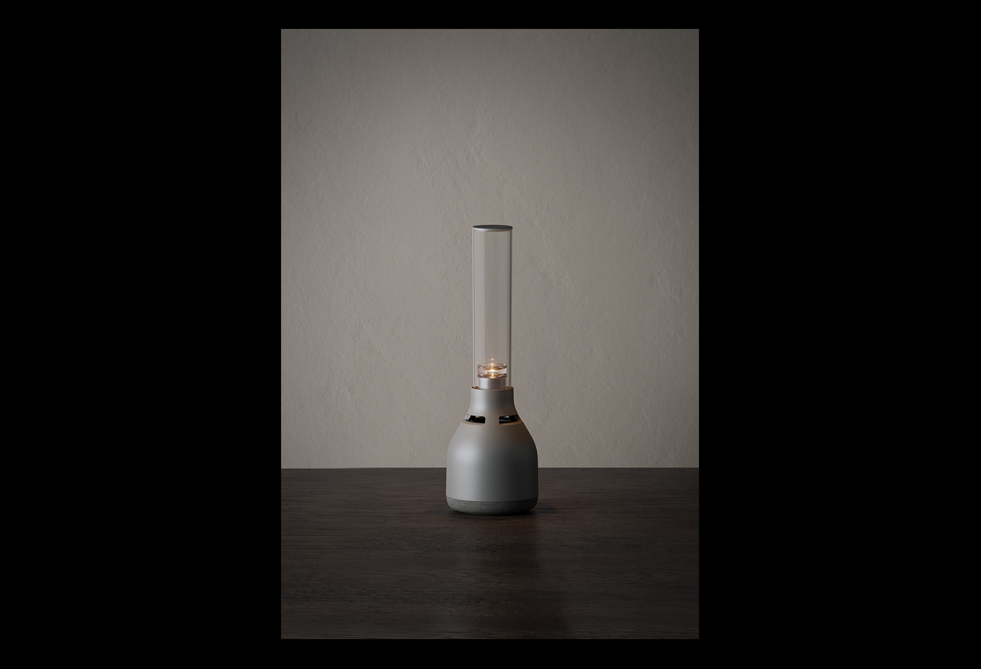 一瞬で、心を揺らす音。グラスサウンドスピーカーLSPX-S3 | アクティブ