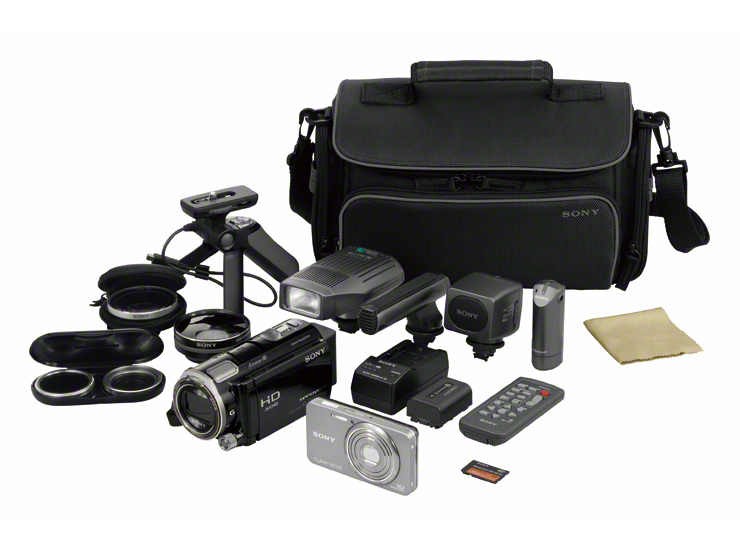 ソニービデオカメラHDR-PJ800とBC-TRVとLCS-U30 ソニービデオカメラHDR