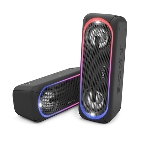 SRS-XB40 特長 : 便利機能 | アクティブスピーカー／ネックスピーカー