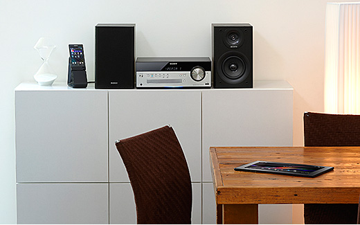 CMT-SBT100 特長 : Bluetoothでワイヤレスリスニング | システム