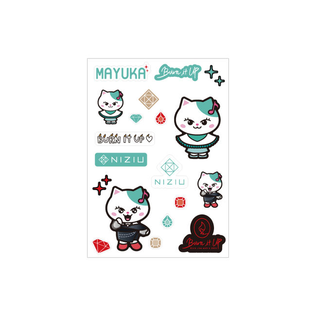 NIZOOｽﾃｯｶｰ【Lucat】・NiziU | Sony Music Shop・CD・DVD・ﾌﾞﾙｰﾚｲ