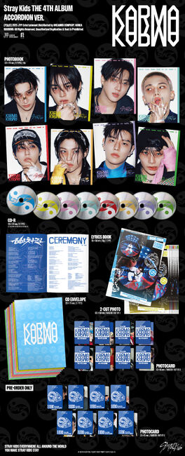 8種まとめ買い] Stray Kids THE 4TH ALBUM『KARMA』 ACCORDION ver