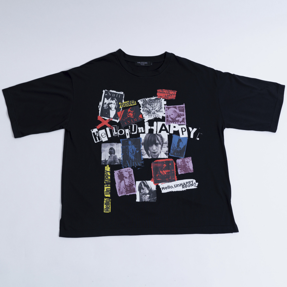 Hello, UnHAPPY. 5th Anniversary ﾒﾓﾘｱﾙ ﾋﾞｯｸﾞｻｲｽﾞTｼｬﾂ[2size]・ReoNa