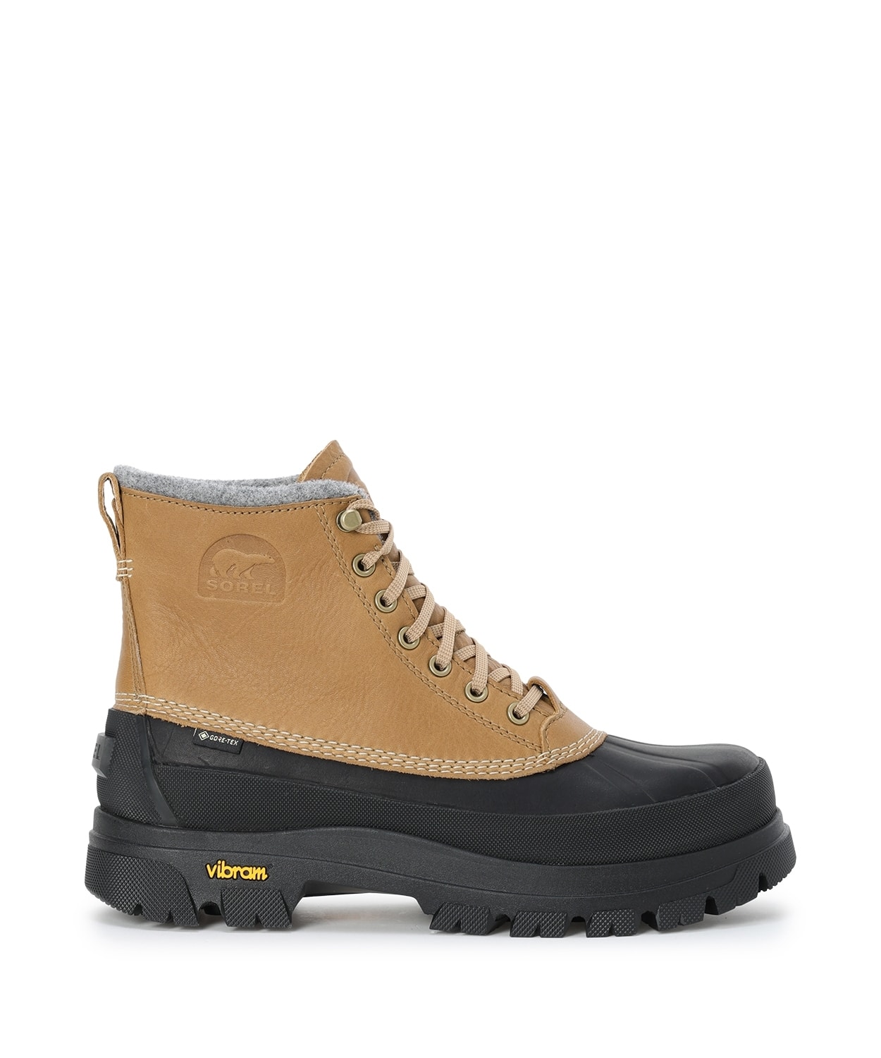 デイストーム ホライゾン ゴアテックス(25 Caribou Buff Black)│SOREL