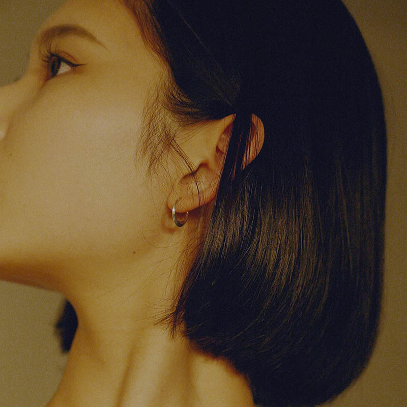 SYMPATHY OF SOUL（シンパシーオブソウル） Moon Hoop Pierce - M