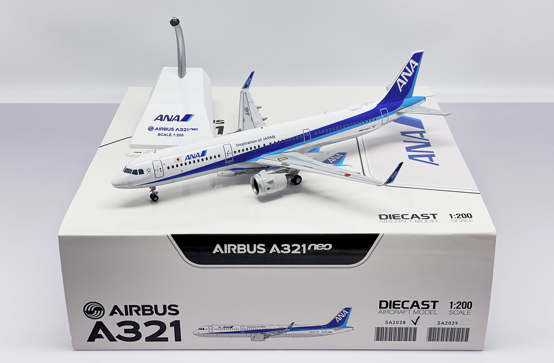 マ*ン様 jCwing 1/200ANA A320neo JA146A ScaleModelStore.com :: JC