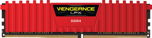 Corsair 16GB DDR4 Red Vengeance LPX 3200MHz Memory Kit LN66679