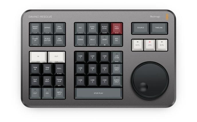 Blackmagic Design DaVinci Resolve Speed Editor Keyboard LN123198
