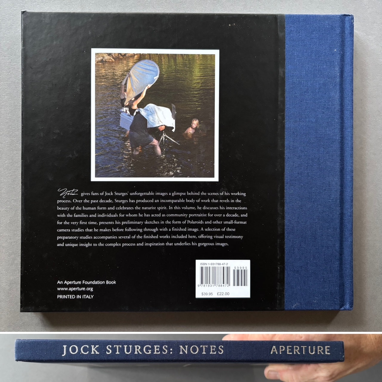ジョック・スタージス写真集 ノーツ Notes by Jock sturge 希少 Jock