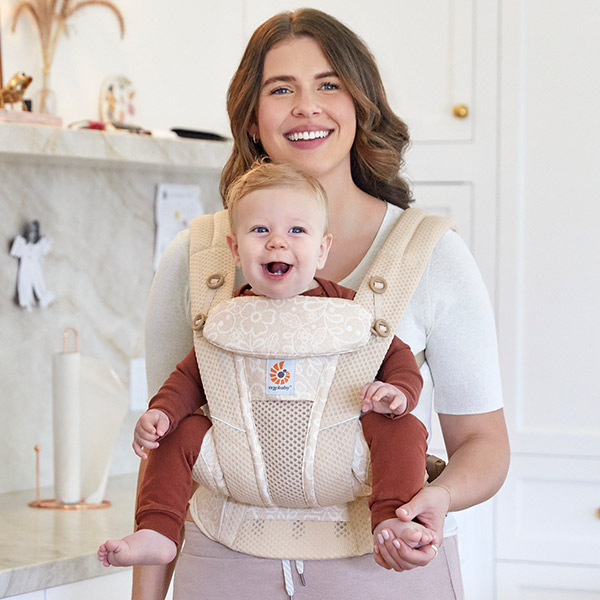 ErgoBabyCarrier オムニ ブリーズ クリームフラワーレース 専用カバー