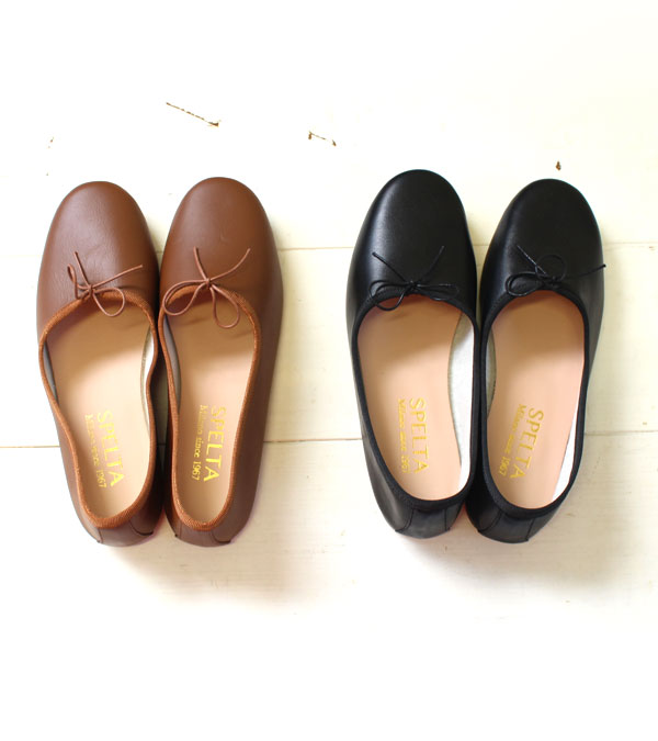 SPELTA/スペルタ/レザーバレエシューズ（OLGA）