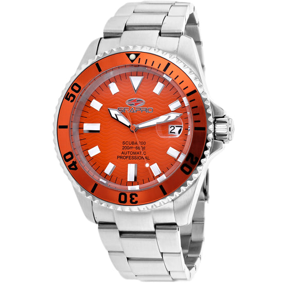 Seapro Men's Scuba 200 Orange dial watch - SP4315 – Seapro Watches