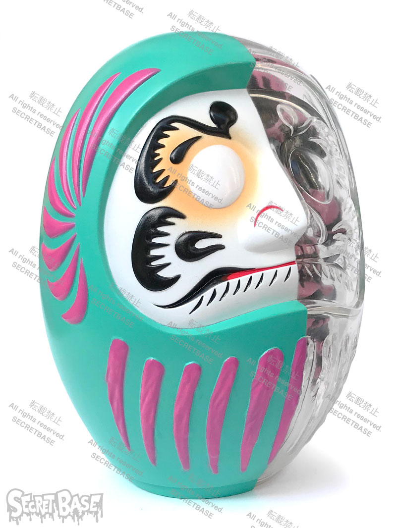 DARUMA SKULL X-RAY FULL COLOR GREEN - SECRET BASE ONLINE STORE