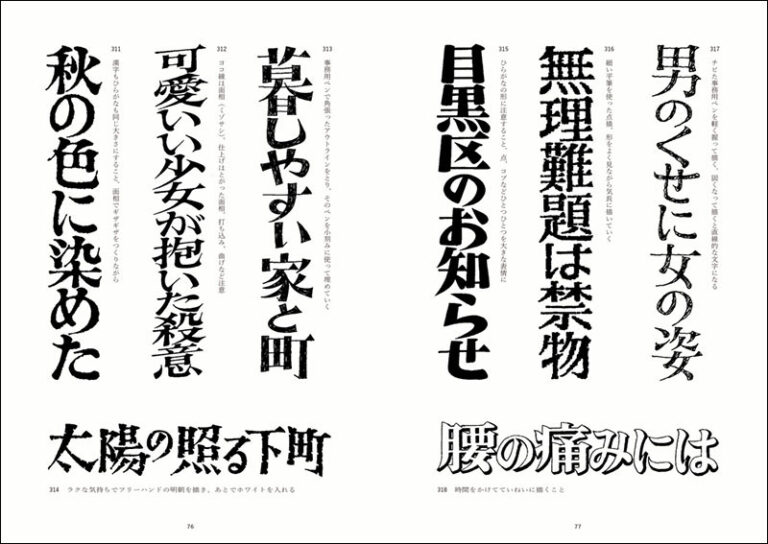 ☆希少本☆日本字フリースタイル700 II 稲田茂 ダヴィッド社 ☆希少本
