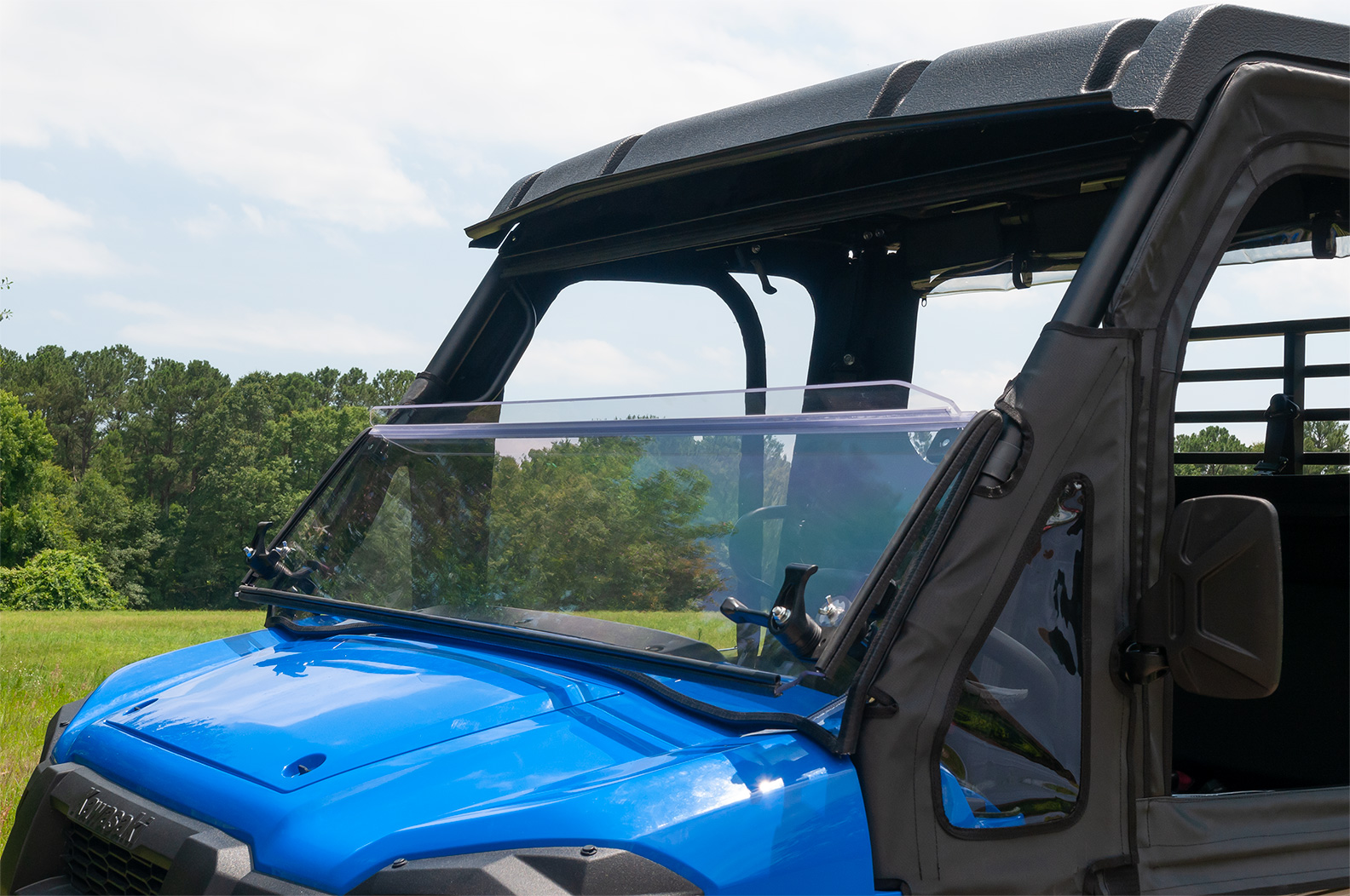 Windshield Versa-Fold (Scratch Resistant Poly) – Kawasaki Mule Pro