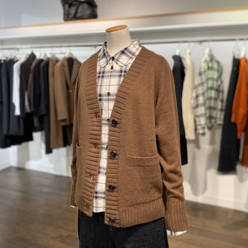 TWISTED CASHMERE WOOL CARDIGAN - SELECT EYE COMPANY：セレクトアイ