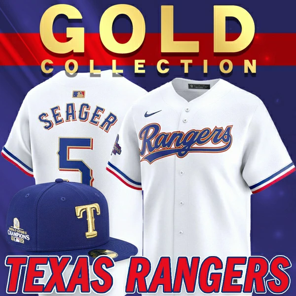 MLB】WS2023優勝記念👑ﾃｷｻｽ・ﾚﾝｼﾞｬｰｽゴールドコレクションが取寄開始