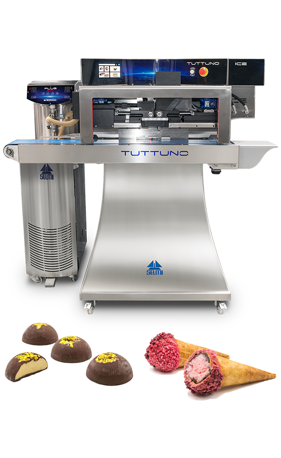 Tuttuno Oneshot ICE chocolate & ice cream product dispensing machine