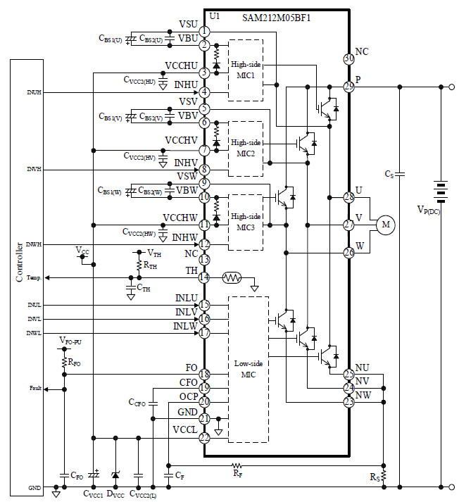 SAM212M05BF1 ｜Sanken Electric