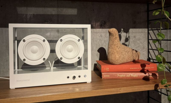 スモール トランスペアレントスピーカー / ホワイト TPS-02TRANSPARENT