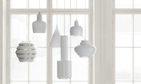 A333 ペンダントライト カブ / ホワイト×ブラスArtek（アルテック