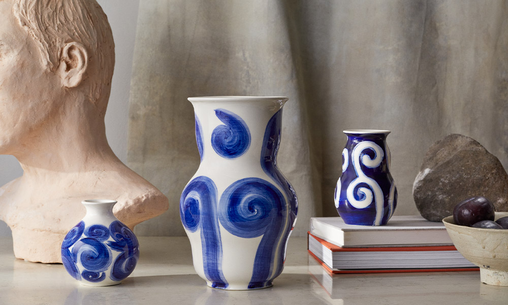 KAHLER（ケーラー）の新作フラワーベース「Tulle Vase」 -