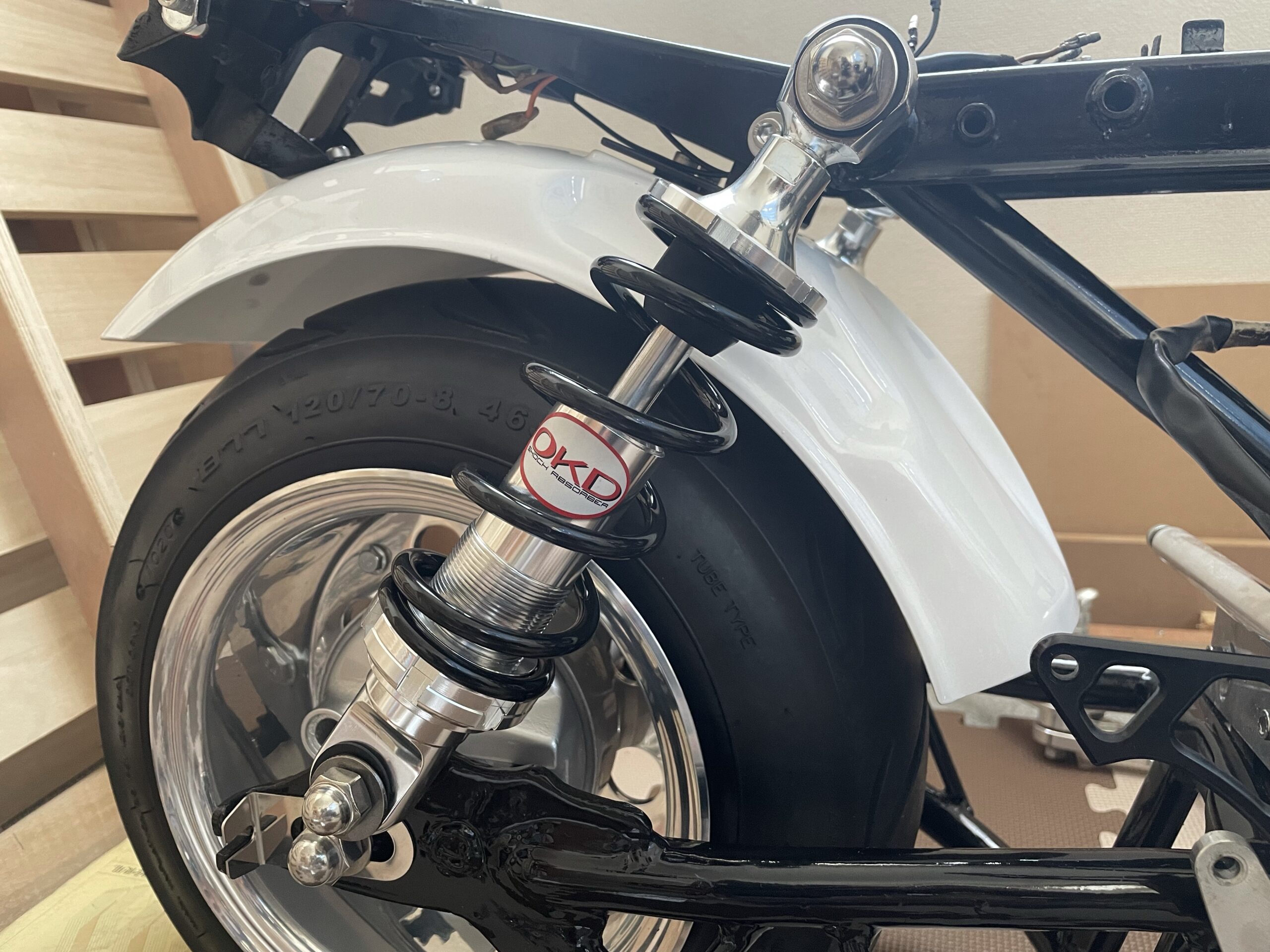 OKDリアショック 260mm アルミボディー モンキー ゴリラ ヨシムラ風