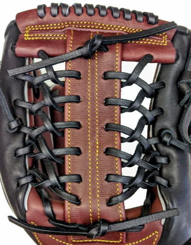 センスポ】ハタケヤマ軟式外野グラブ坂口モデルTH-YS42 黒×Tブラウン