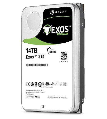 Seagate ST12000NM0158 EXOS X14 12TB SAS 12Gb/s 256mb 3.5inch Hard